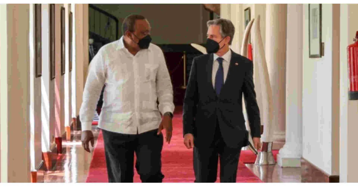 President Uhuru Holds Talks with US Secretary of State Anthony Blinken