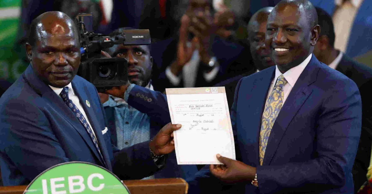 Ruto Declared President-Elect After Attaining 7.1 Million Votes