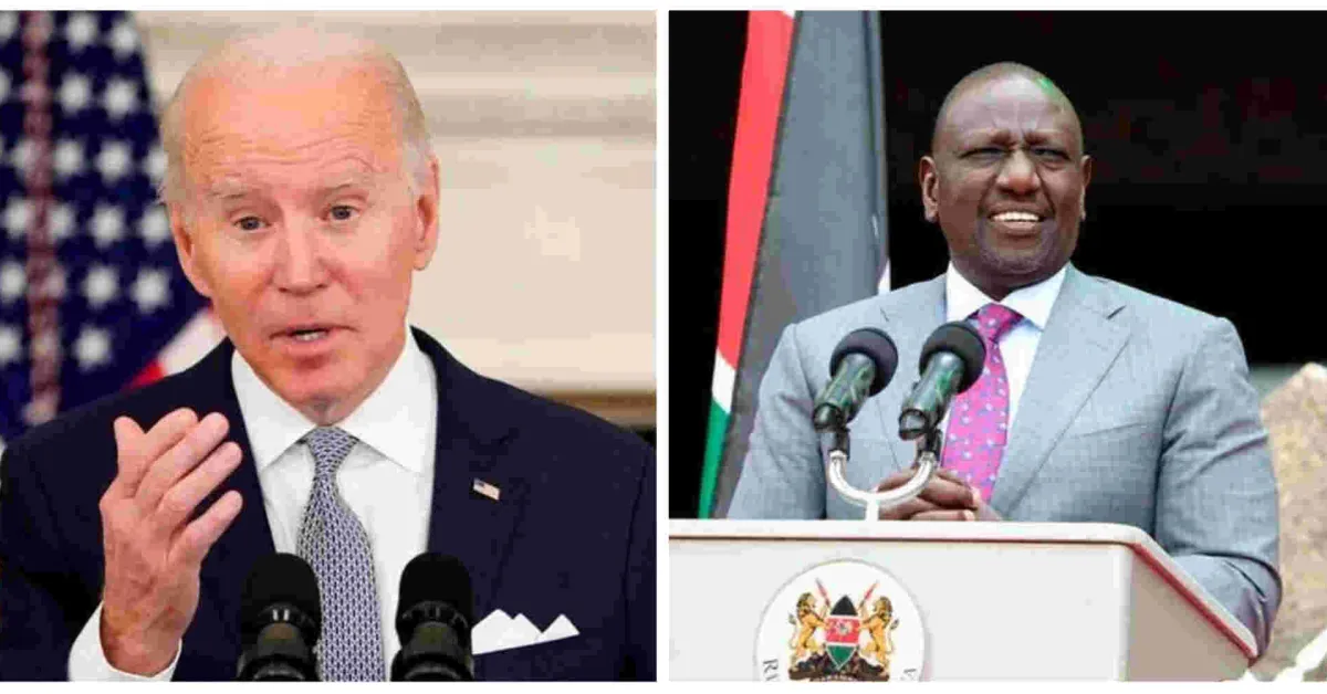 US President Biden Congratulates President-Elect Ruto on Election Win