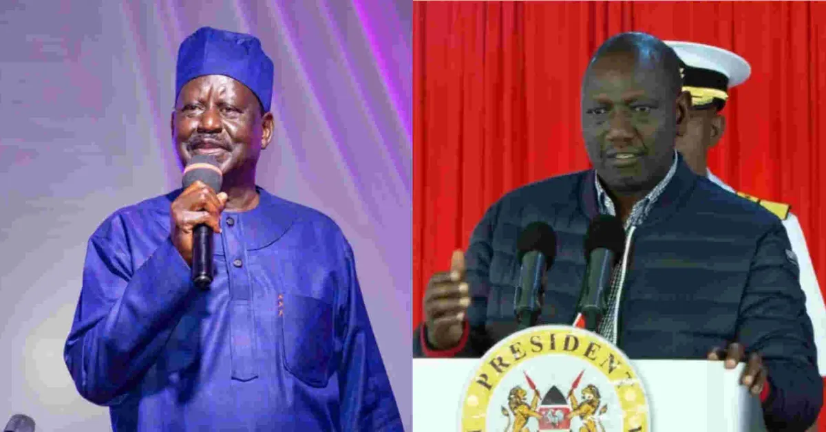 President Ruto Tells Off Raila for Opposing Proposal to Increase Pension Contributions