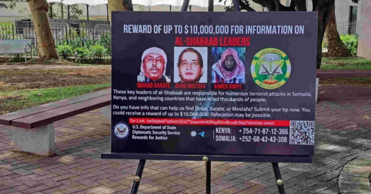 US Offers a $10 Million Bounty on Three Al-Shabaab Leaders Responsible for Attacks in Kenya