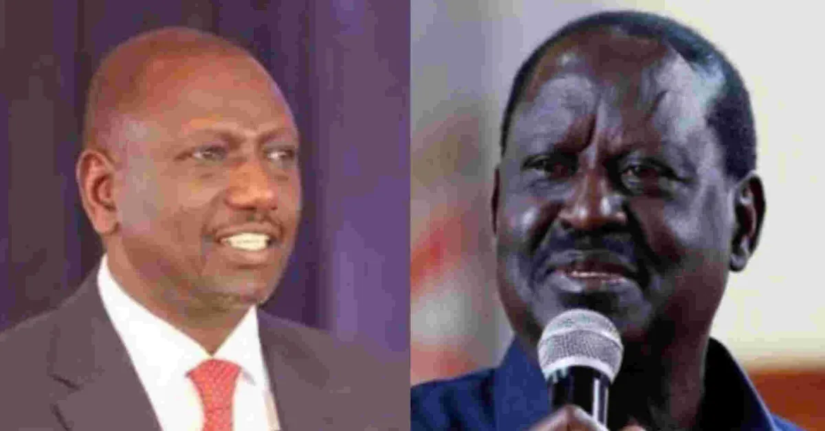 President Ruto and Raila Clash on Twitter Over IEBC Commissioners’ Ouster Bid