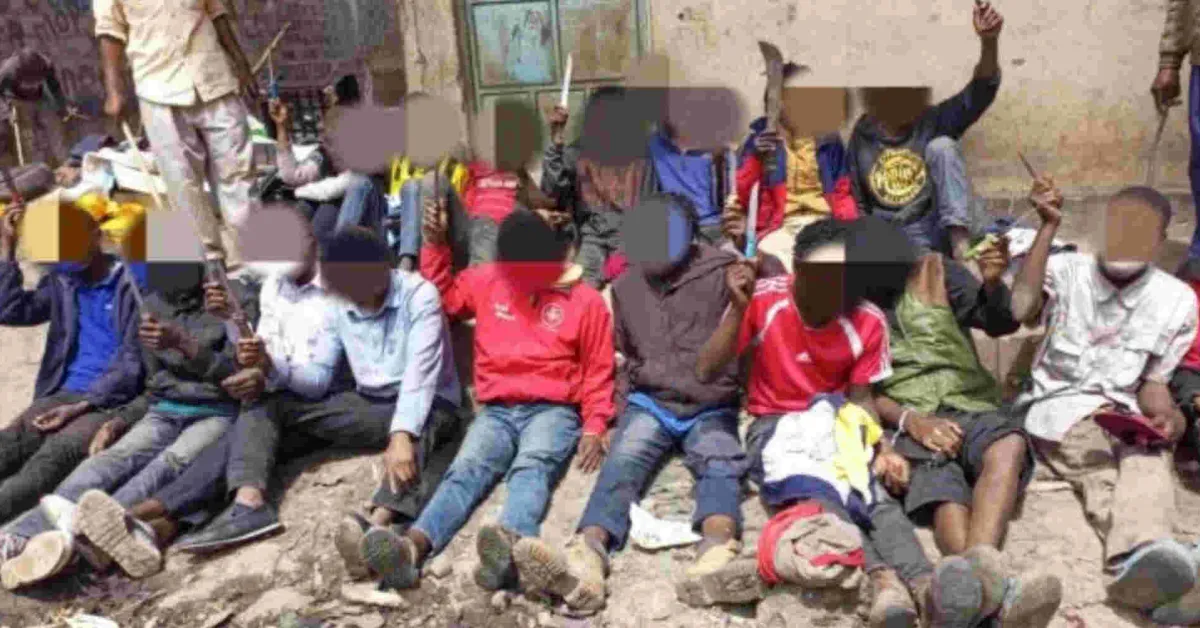 Police Arrest 16 Suspected Muggers in Embakasi, 37 Knives Recovered