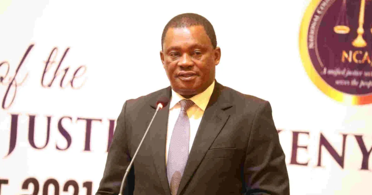 Attorney-General Muturi Proposes Singing of Anti-Corruption Anthem to Curb Graft