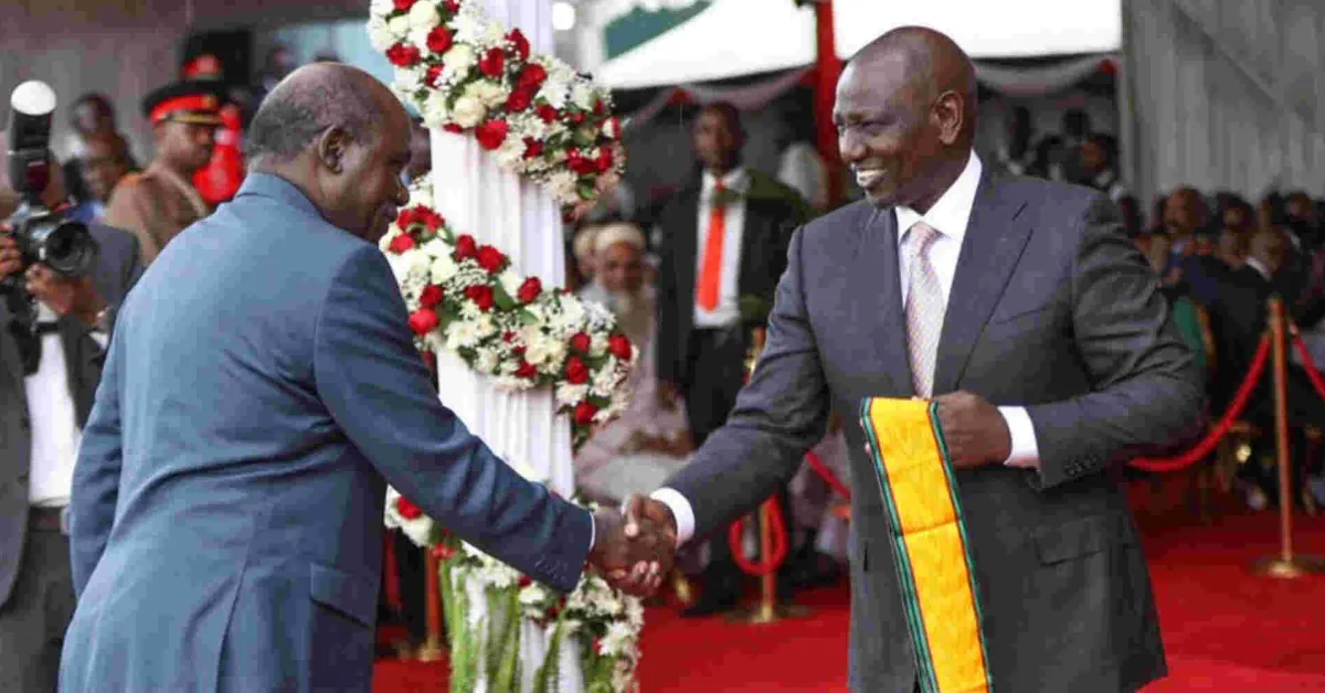 Ruto Awards IEBC Chair Wafula Chebukati with Second Highest National Honor