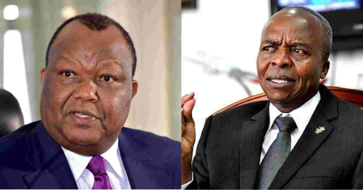 Former Transport CS Michael Kamau and Former KDF Chief Julius Karangi Land Gov’t Jobs