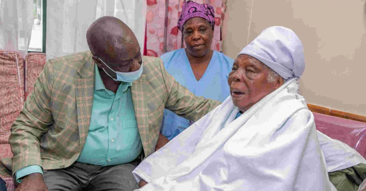 Dedan Kimathi’s Widow Discharged After President Ruto Clears Sh1 Million Hospital Bill