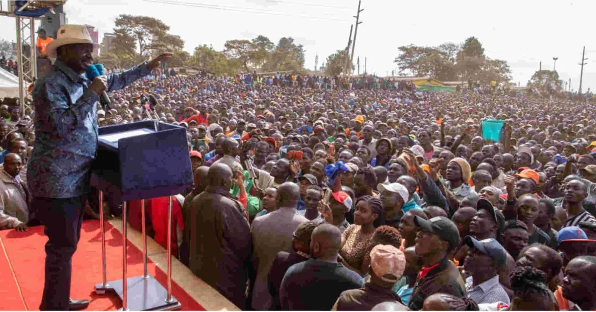 Raila Demands Resignation of President Ruto and the Entire Kenya Kwanza Gov’t