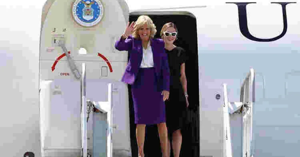 US First Lady Jill Biden Arrives in Kenya for a Three-Day Visit
