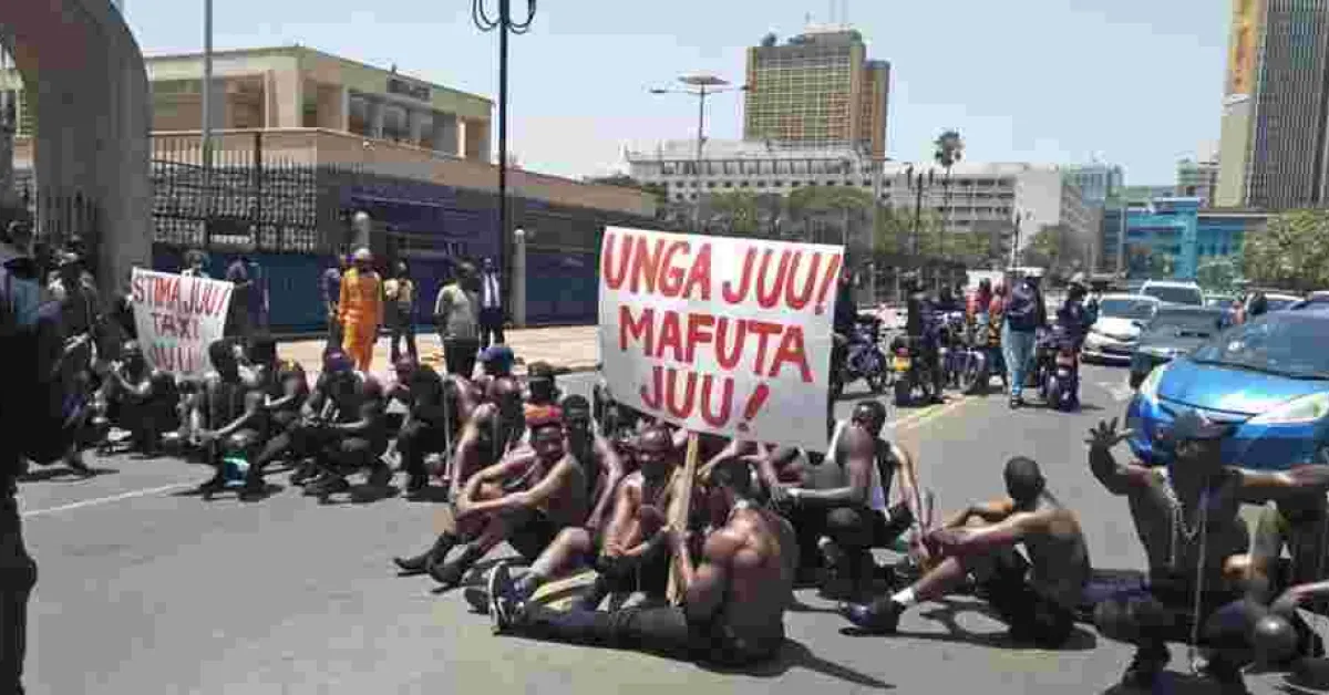 Comedian Eric Omondi Arrested While Leading a Protest Outside Parliament