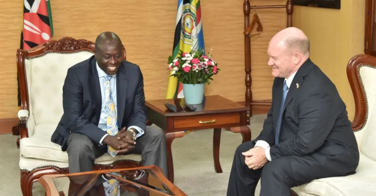 US Senator Chris Coons in Kenya for Talks with Political Leadership