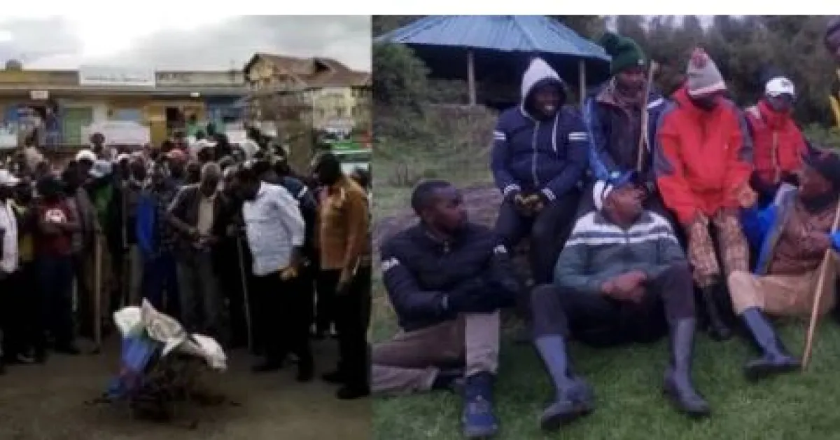 Kikuyu Traditionalists Destroy Alleged LGBTQ Flag Hoisted Atop Mt Kenya in 2019