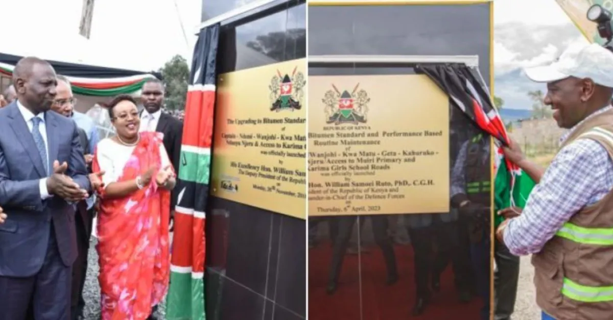 President Ruto Defends Decision to Launch the Same Road Twice