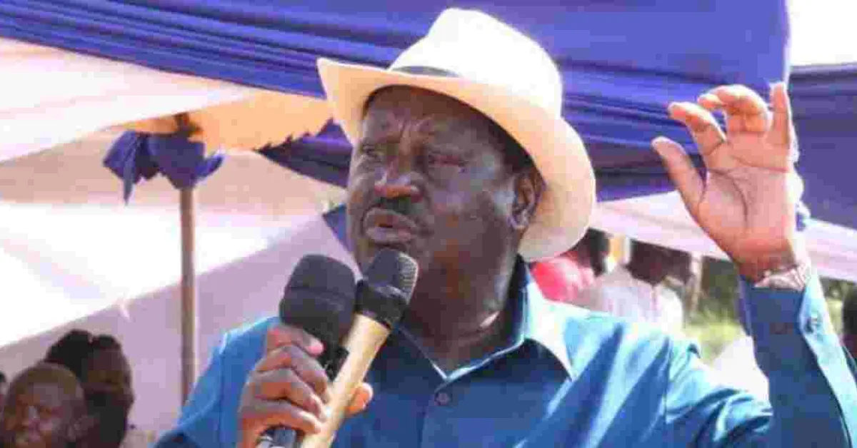Raila Claims State's Involvement in Shakahahola Cult