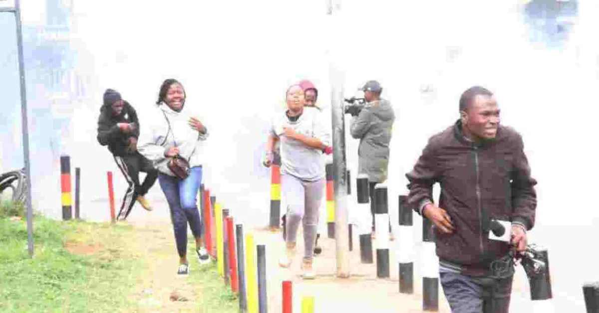 Former Chief Justice Willy Mutunga Teargassed in Nairobi