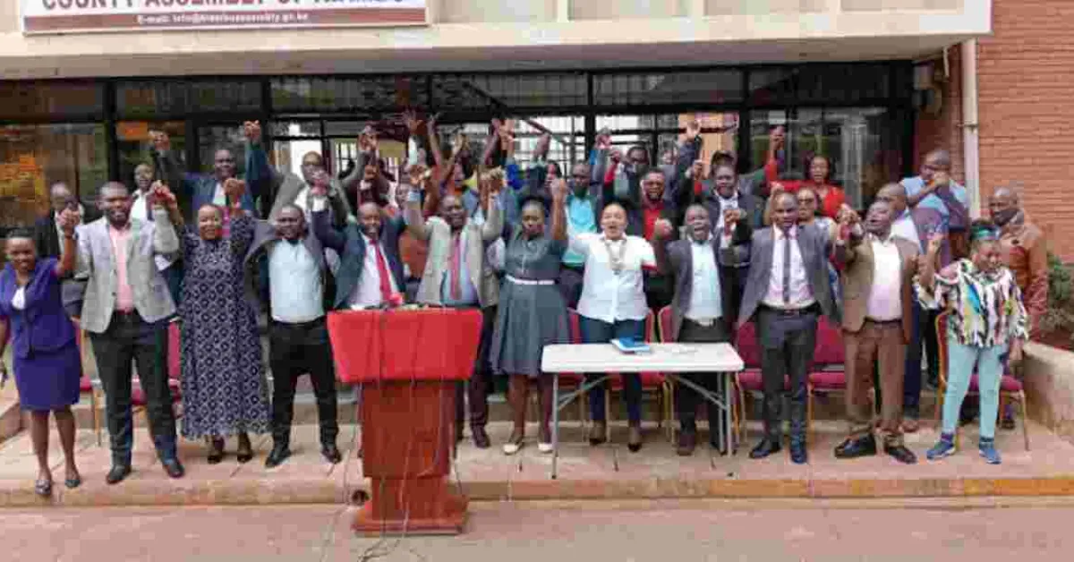 Kiambu Governor Wamatangi Under Fire as MCAs Threaten to Impeach Him