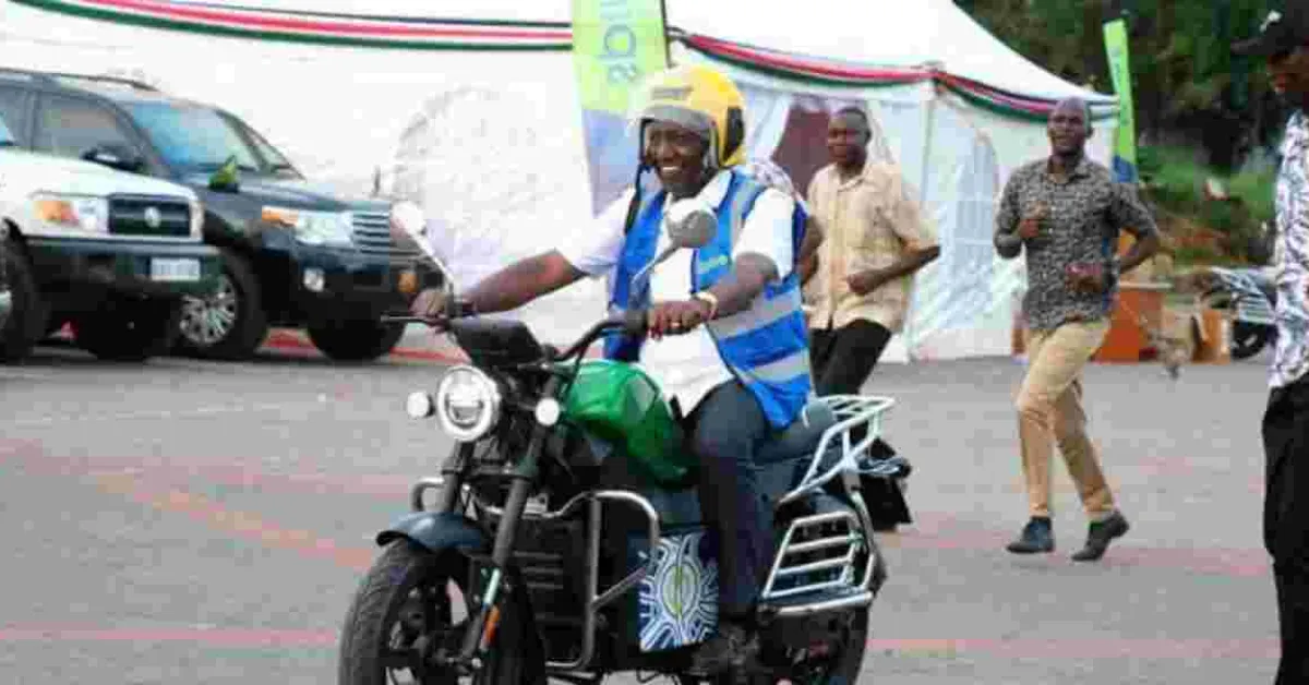 President Ruto Launches Electric Boda Bodas in Mombasa