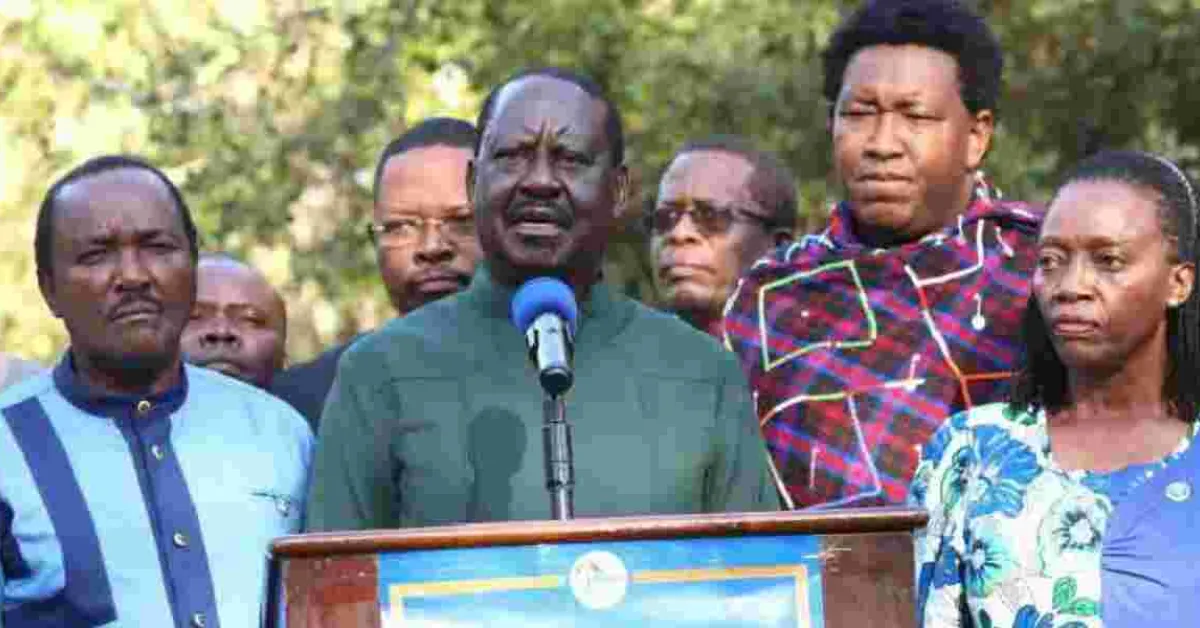 Raila Odinga Wants Political Parties to Pick IEBC Commissioners