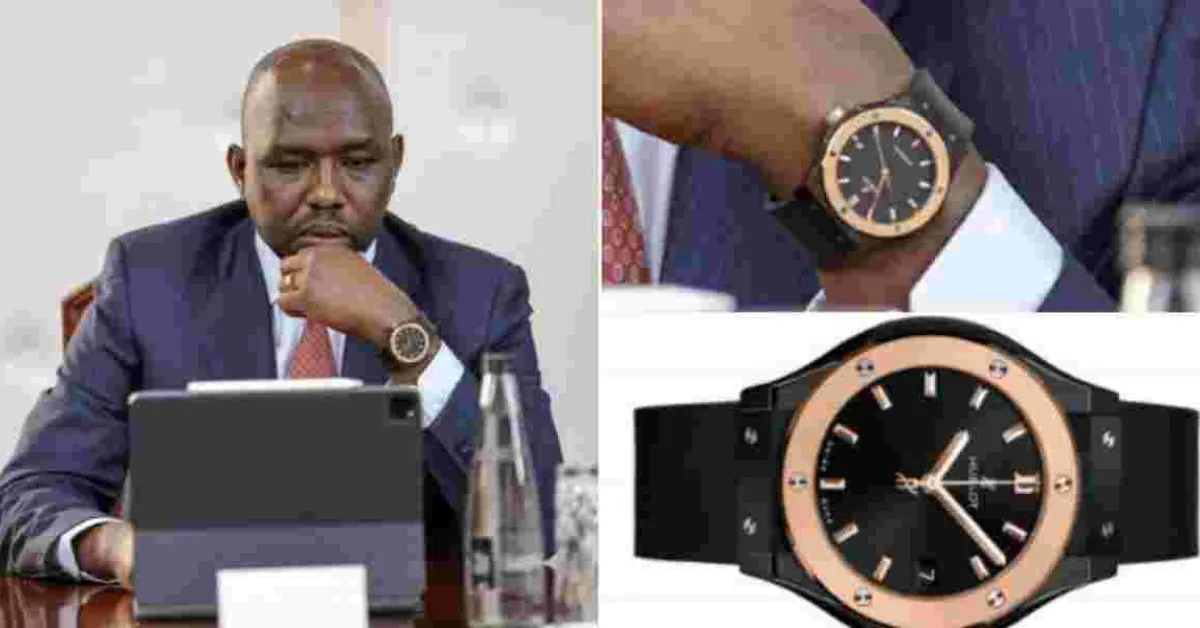 Cabinet Secretary Kipchumba Murkomen Expounds on Passion for Expensive Watches