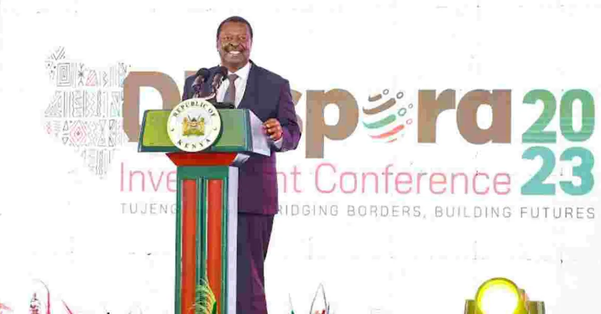 Diaspora Kenyans Encouraged to Share Feedback as Mudavadi Embraces Constructive Criticism