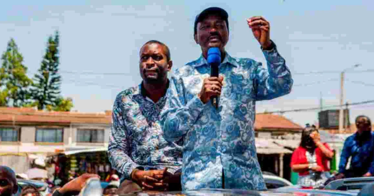 Kalonzo Touts Sifuna for Future Foreign Affairs Position