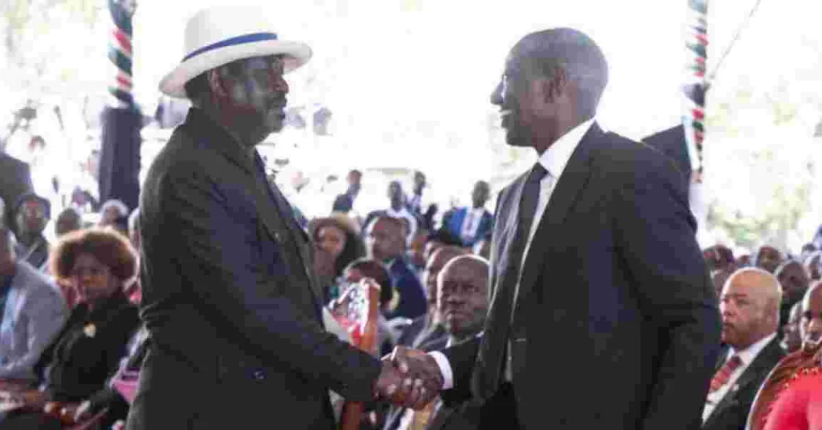 Ruto to Formally Endorse Raila Odinga's AU Bid Next Week