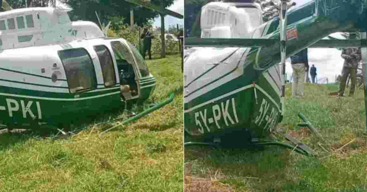 CS Murkomen Escapes Unharmed After Baringo Helicopter Crash