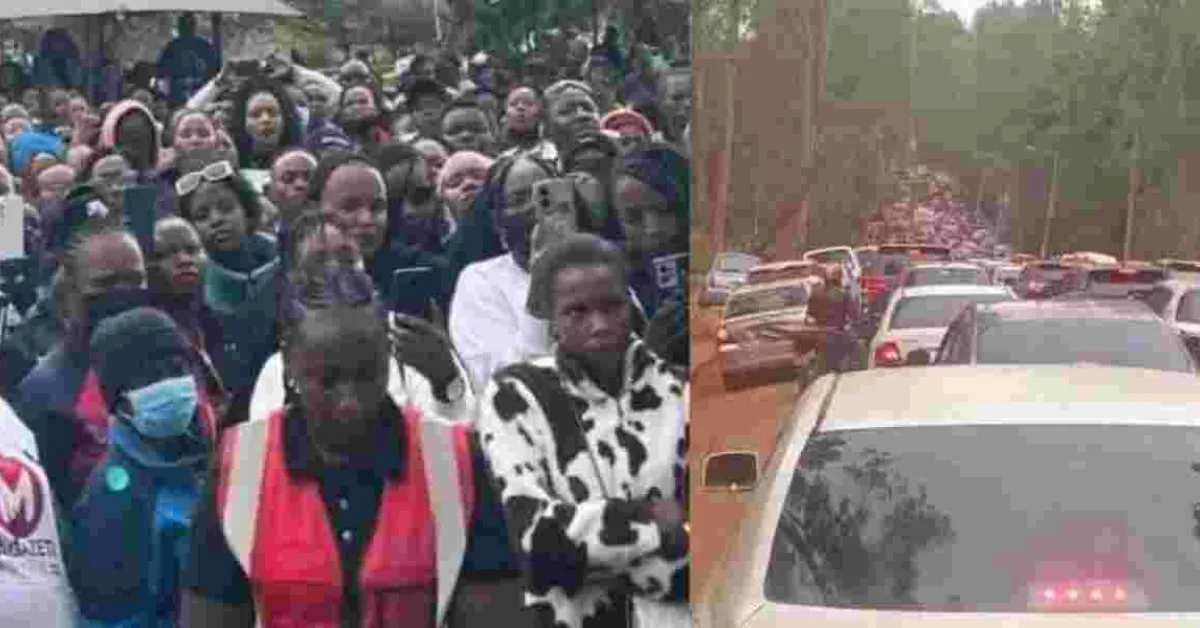 Heavy Traffic as Hundreds Gather to Bid Farewell to Brian Chira