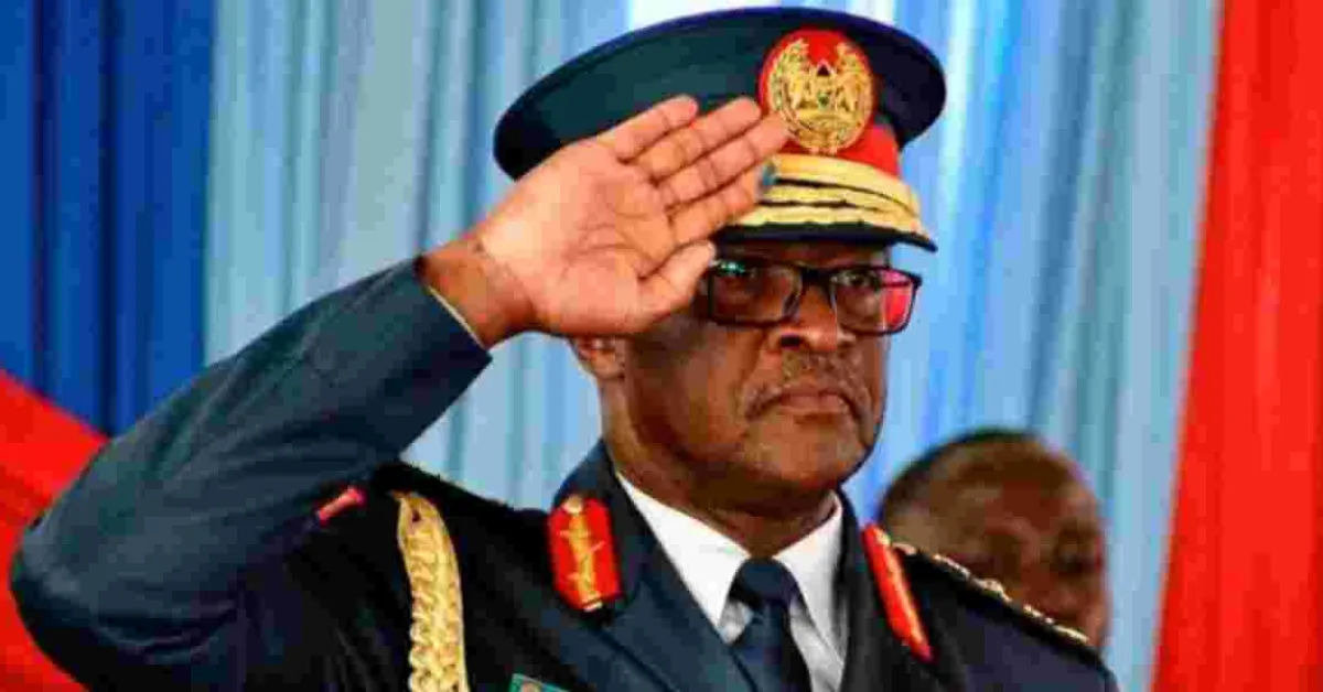Chief of Defence Forces Francis Ogolla Dies in Helicopter Crash