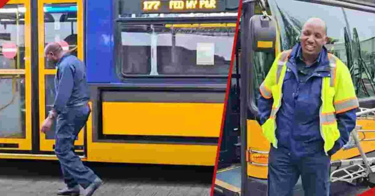 Former Kenyan Teacher Thrives as US Bus Driver, Celebrates Lucrative Income