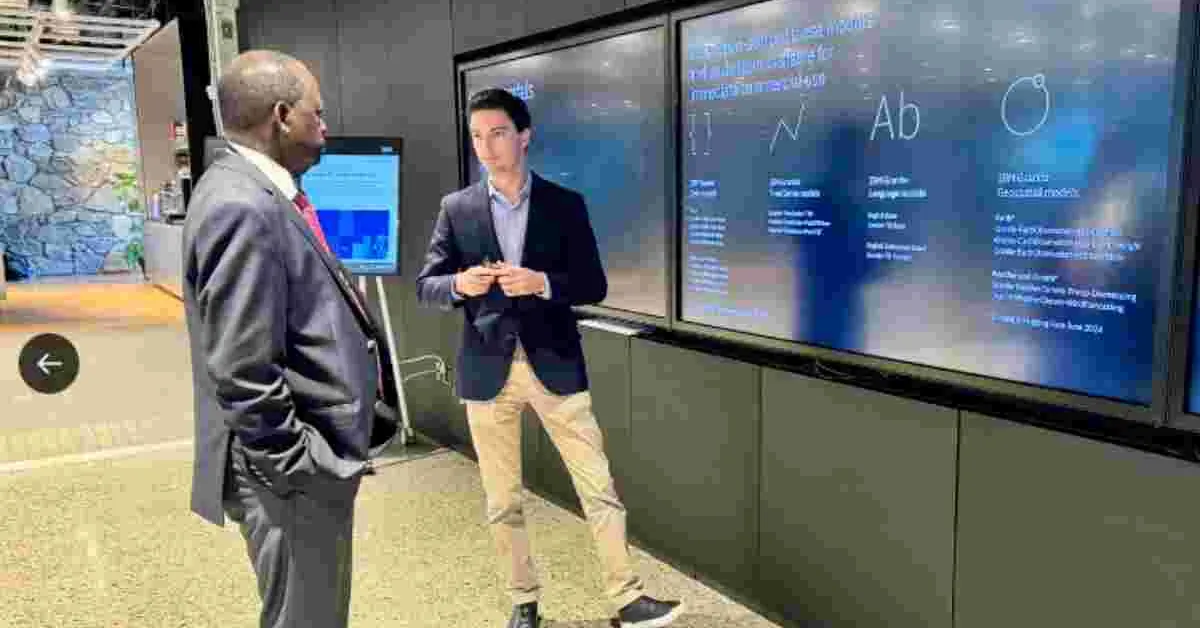 Raila Odinga Visits IBM Research Institute in New York