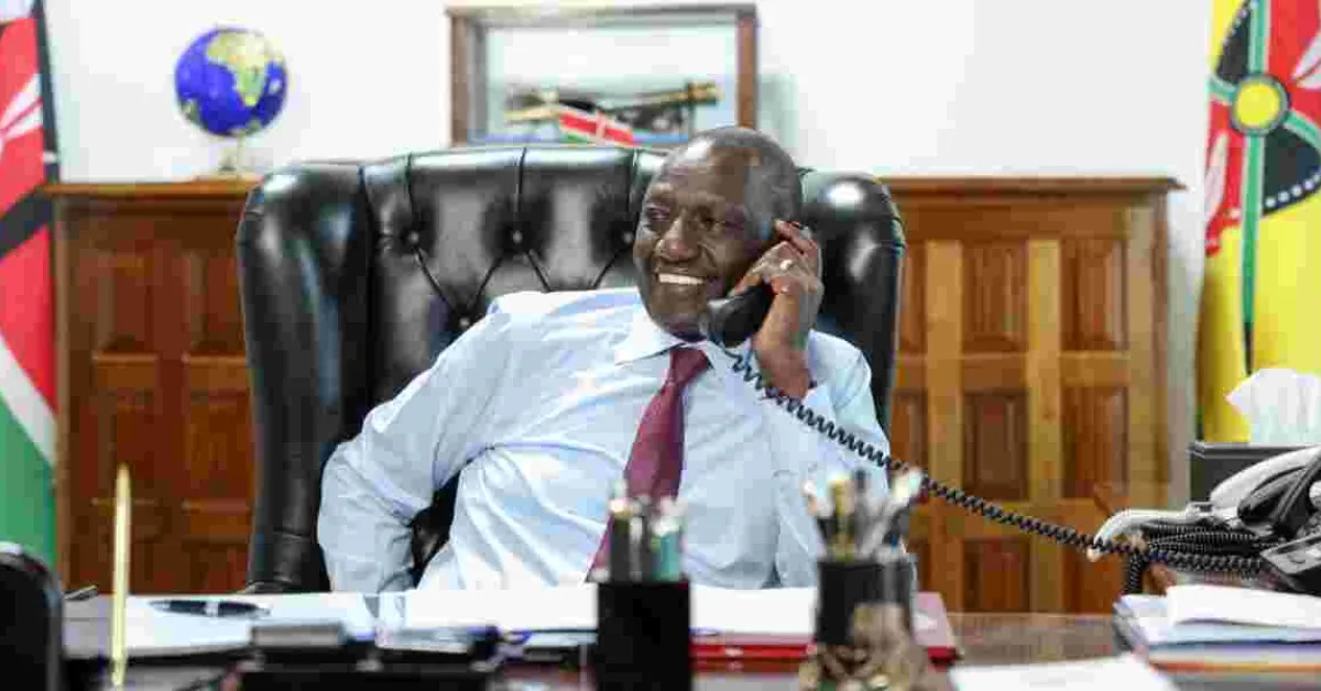 Ruto's Brief Call Ends Hope for Gachagua's Survival