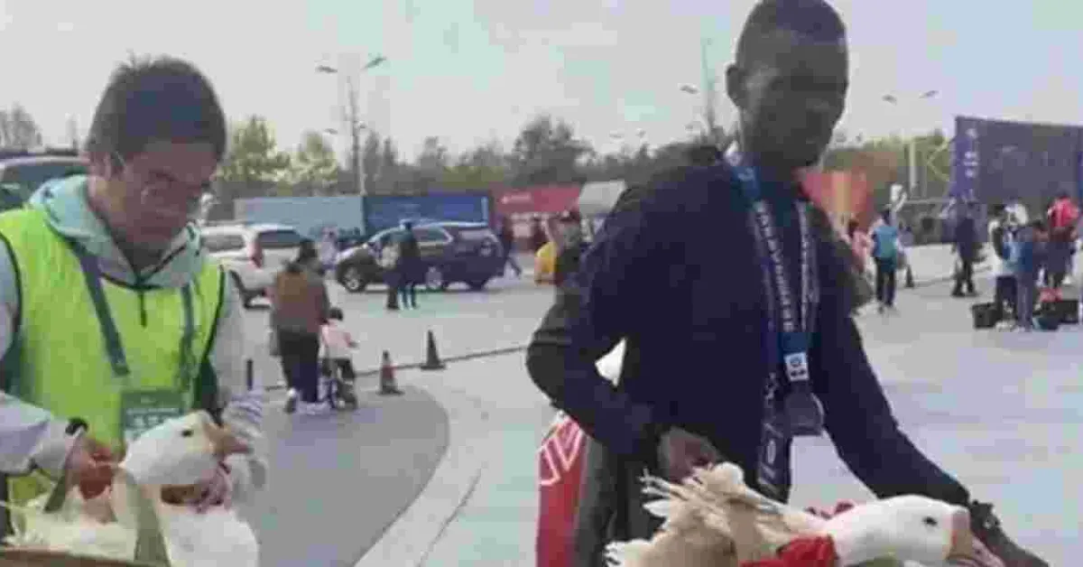 Kenyan Athletes Awarded Live Geese after Winning Chinese Marathon