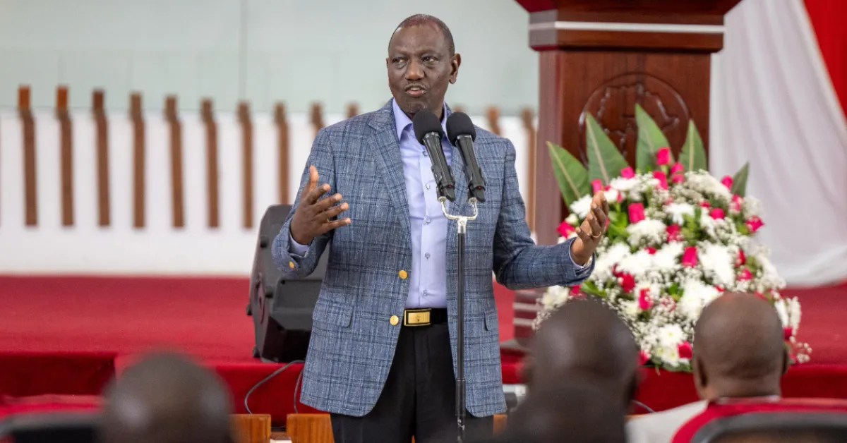 President Ruto Cites God's Hand In His Presidency