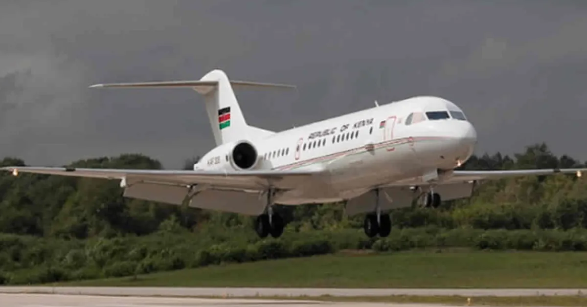Kenya’s Presidential Jet to Be Retired in 2026 After Final Maintenance in the Netherlands