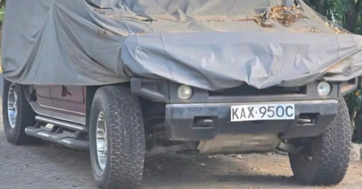 Raila Jr Plans to Restore Iconic Hammer Car and Display It at Kang’o Ka Jaramogi