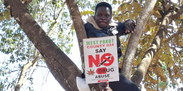 Eldoret Man Spends 48 Hours on Tree to Campaign Against Drug Abuse