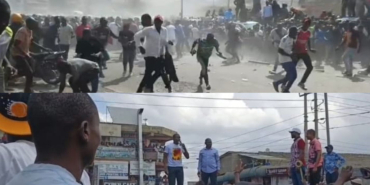 Teargas Fired as Edwin Sifuna and Babu Owino Lead Kitengela Rally