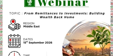 Kenyans in Middle East Invited to Webinar on Building Wealth Back Home