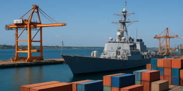 US Missile Destroyer Docks in Mombasa Amid Rising Red Sea Threats