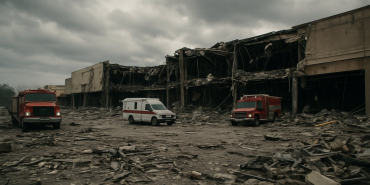 Four killed and 60 injured in Russian strike on shopping centre in Pavlohrad, Ukraine
