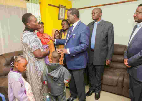 Raila Visits Family of Slain IEBC ICT Director Chris Msando