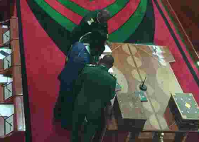 MP Francis Nyenze Shows Up in Parliament for Swearing-in With Oxygen Tank