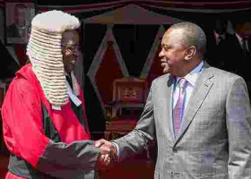 President Uhuru Asks Nyeri MP Ngunjiri Wambugu to Withdraw Petition against Chief Justice David Maraga