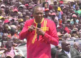 President Uhuru Holds First Campaign Rally Hours After Nullification of His Victory