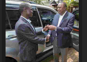 President Uhuru Buys Youngest Kenyan MP John Paul Mwirigi a Brand New Prado