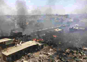 President Uhuru Orders Investigation on Dawn Inferno that Razed Down Gikomba Market