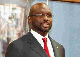 Former Football Great George Weah Leads in the Race for Liberian President