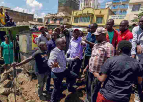 Starehe MP Charles Njagua Leads Constituents in Bringing down Perimeter Wall Erected around Grabbed Land