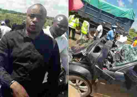 Starehe MP Charles Jaguar involved in a Road Accident in Juja